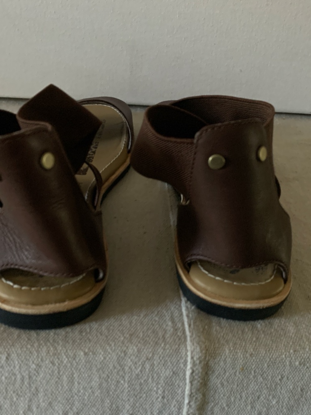 Tobacco SOREL Ella Sandal 8 Like New - Picture 2 of 4
